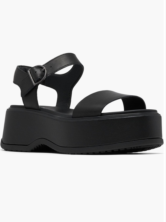 Sorel Shoes - Sorel Black Women's Platform dayspring Sandals with Chunky Straps